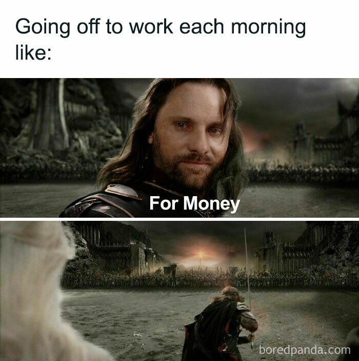 12. For money