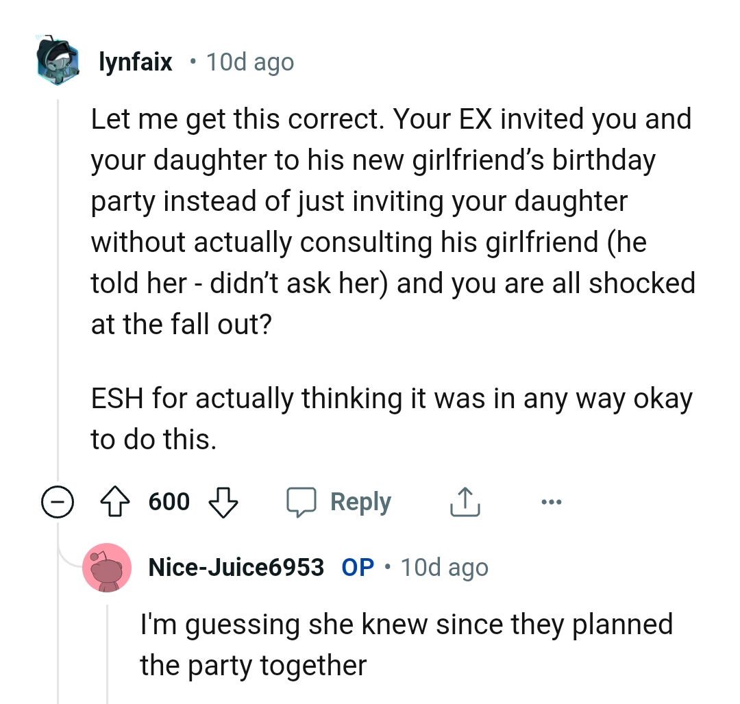 You are all shocked at the fallout?