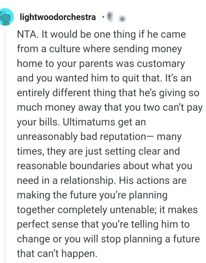 Ultimatums get bad reputations