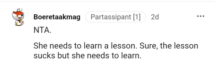 The Reddit Thread Received 1.5k Comments in Only Two Days of Being Posted on the AITA Subreddit Page, and Here Are Some of the Top Replies