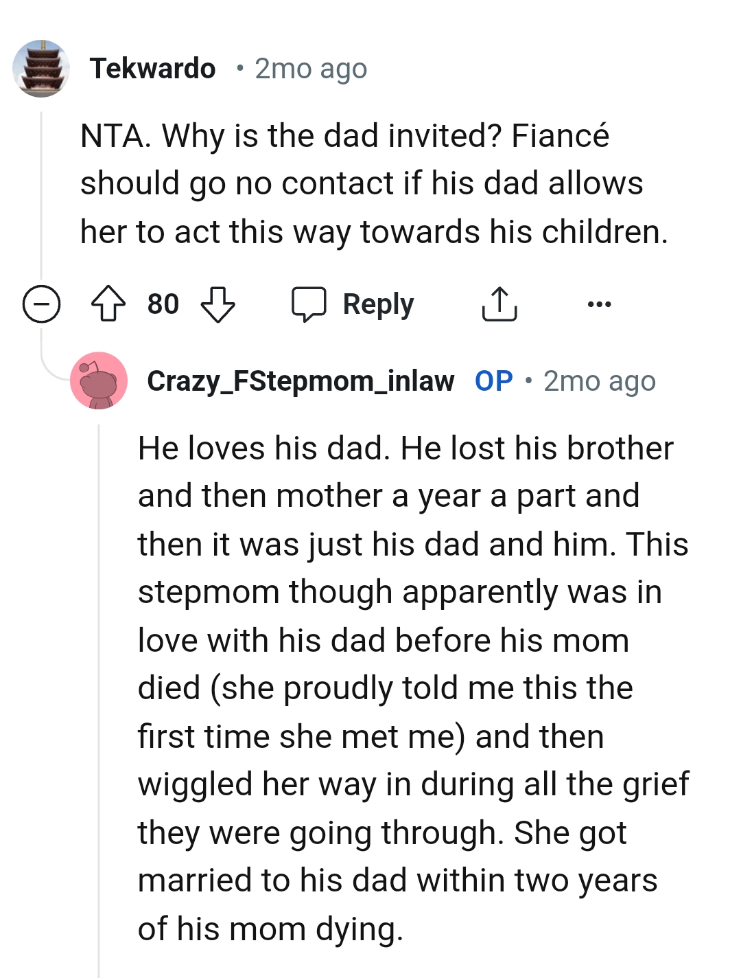 OP's fiancé should go no contact