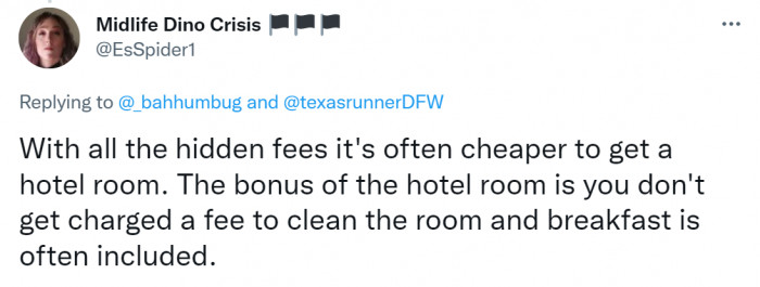 14. You know we're doomed when hotels are now a better alternative.