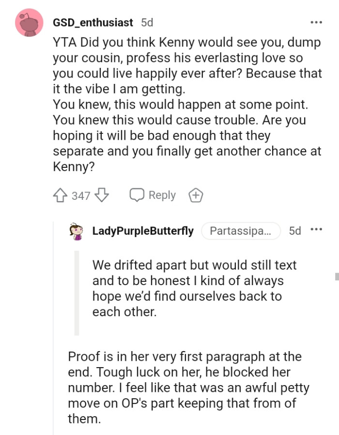 The OP knew that this would happen at some point