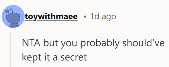 Celebrating felt honest in the moment, even if staying quiet might have been easier.