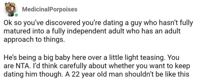 OP really should consider the longevity of this relationship