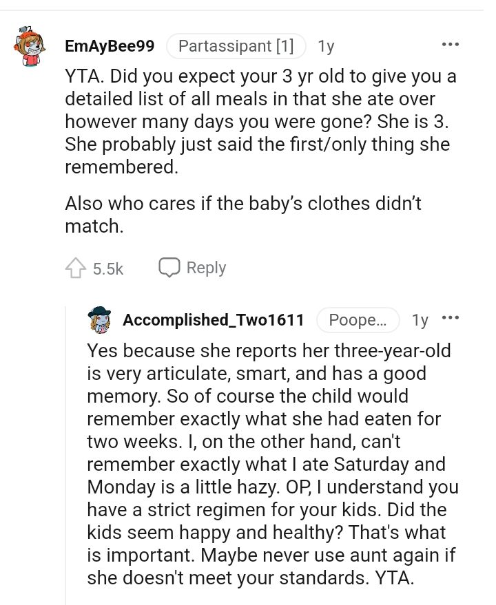 Who cares if the baby's clothes didn't match?