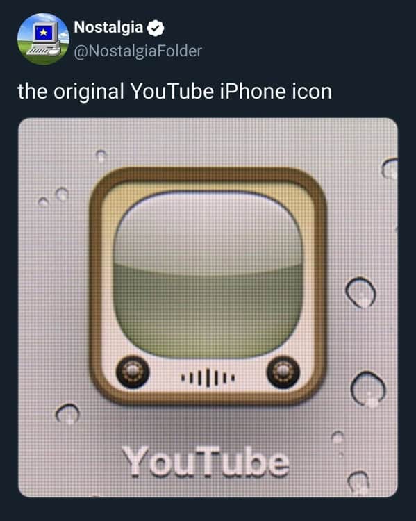 21. The original YouTube Icon