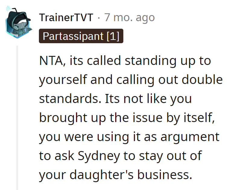 Called out double standards with artistic flair, turning the canvas into a battleground and politely telling Sydney to stay out of the creative kingdom.