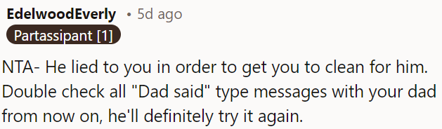 OP should always verify 