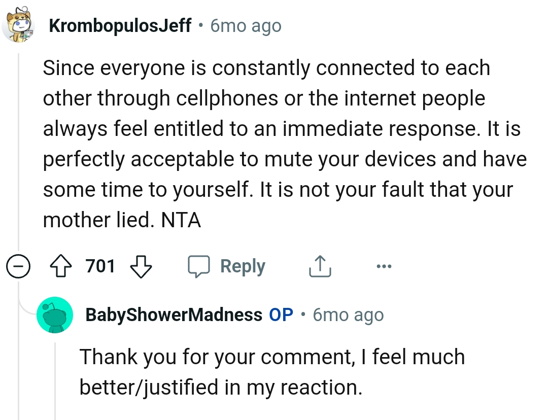 We've gathered some of the most upvoted comments from other Redditors for you to read through below