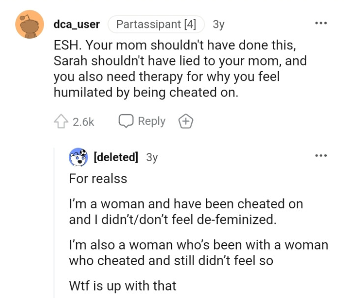 Sarah should not have lied to your mom