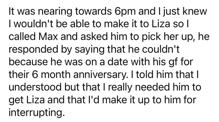 Op had to work a little longer that day, so he asked his son to help him out.