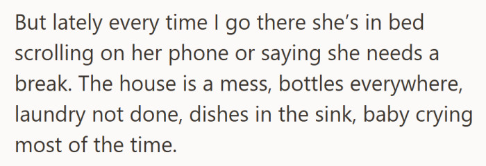 He saw a tired mom surrounded by mess, but didn’t realize how deep exhaustion can run after a newborn.