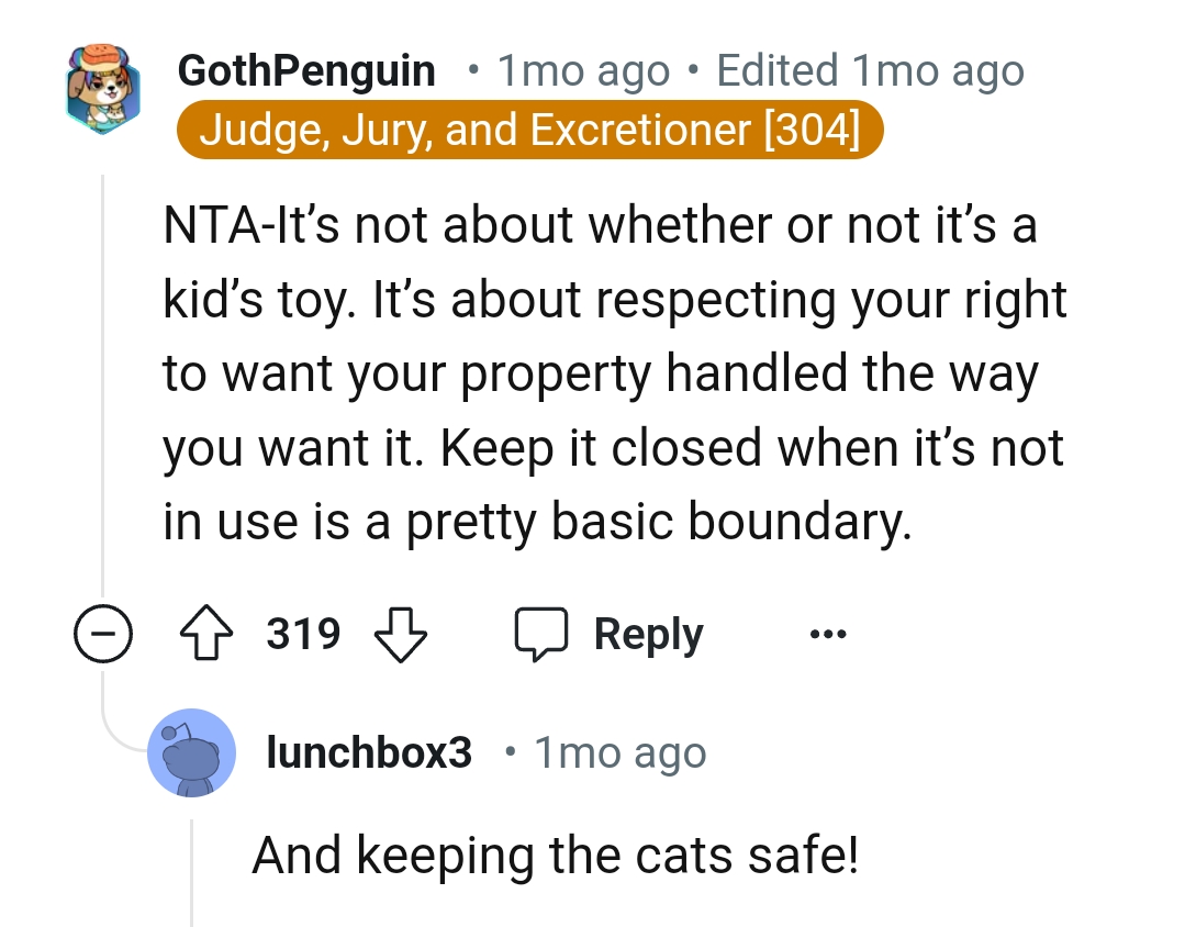 Keeping It Close When It's Not in Use Is a Pretty Basic Boundary