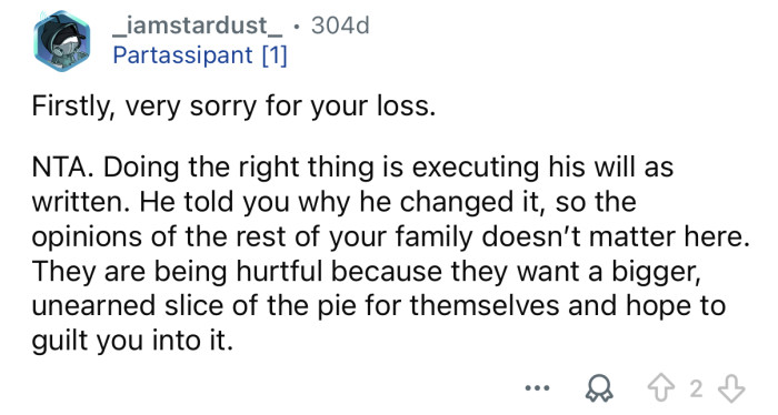 Their opinions don’t matter here.