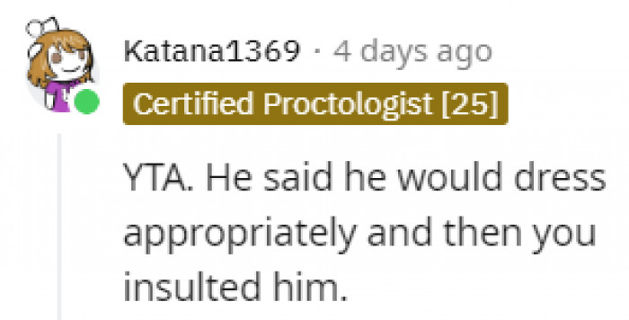 No reason for all of those harsh words