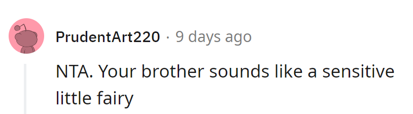 Sensitive as a fairy, but let's sprinkle a little less dust next time!