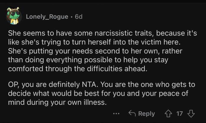 OP's wife is trying to turn herself into the victim.