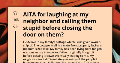 Man Laughs At And Closes Door On His Neighbour For Trying To Stop Him From Fishing, Rethinks His Actions Later On