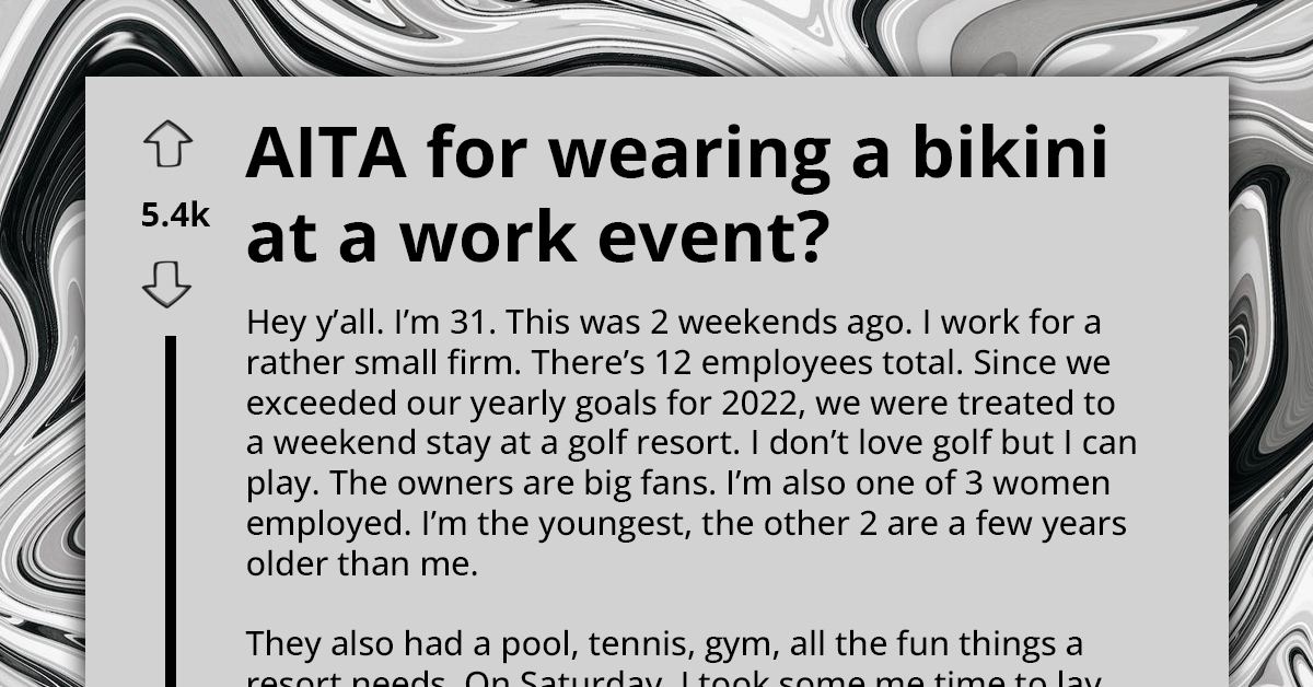 Swimwear Choice Stirs Controversy for 31-Year-Old Woman at Corporate Retreat