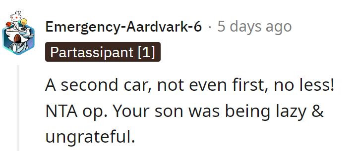 Two cars, but not an ounce of conscience.
