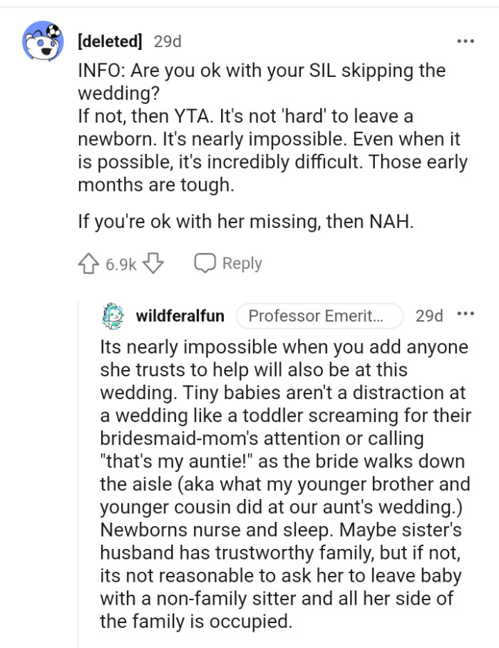 It's incredibly difficult to leave a newborn as those early months are tough