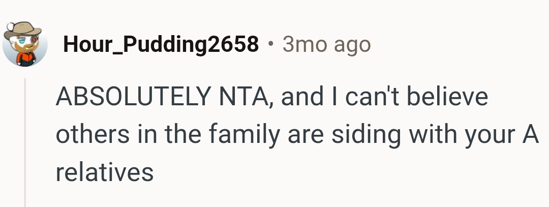 The OP is absolutely not the AH