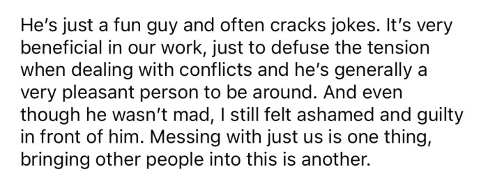 He was ashamed that his MIL would be so awful.