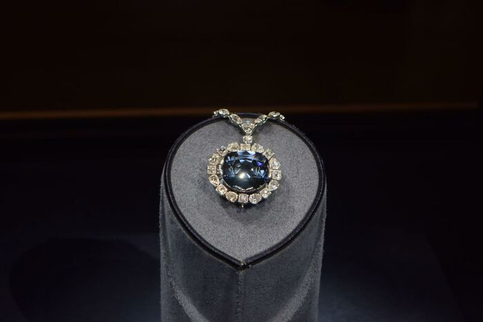 The Hope Diamond, 45.52 Carats, Smithsonian Institution, Washington, D.C.