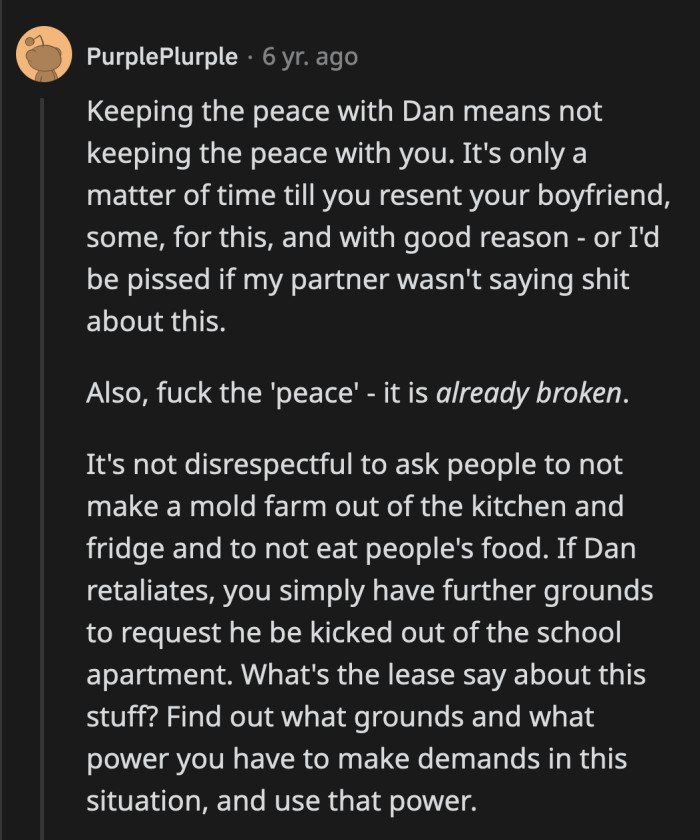 Hiding your food in your room because you can't trust your roommate not to steal your stuff is no way to live.