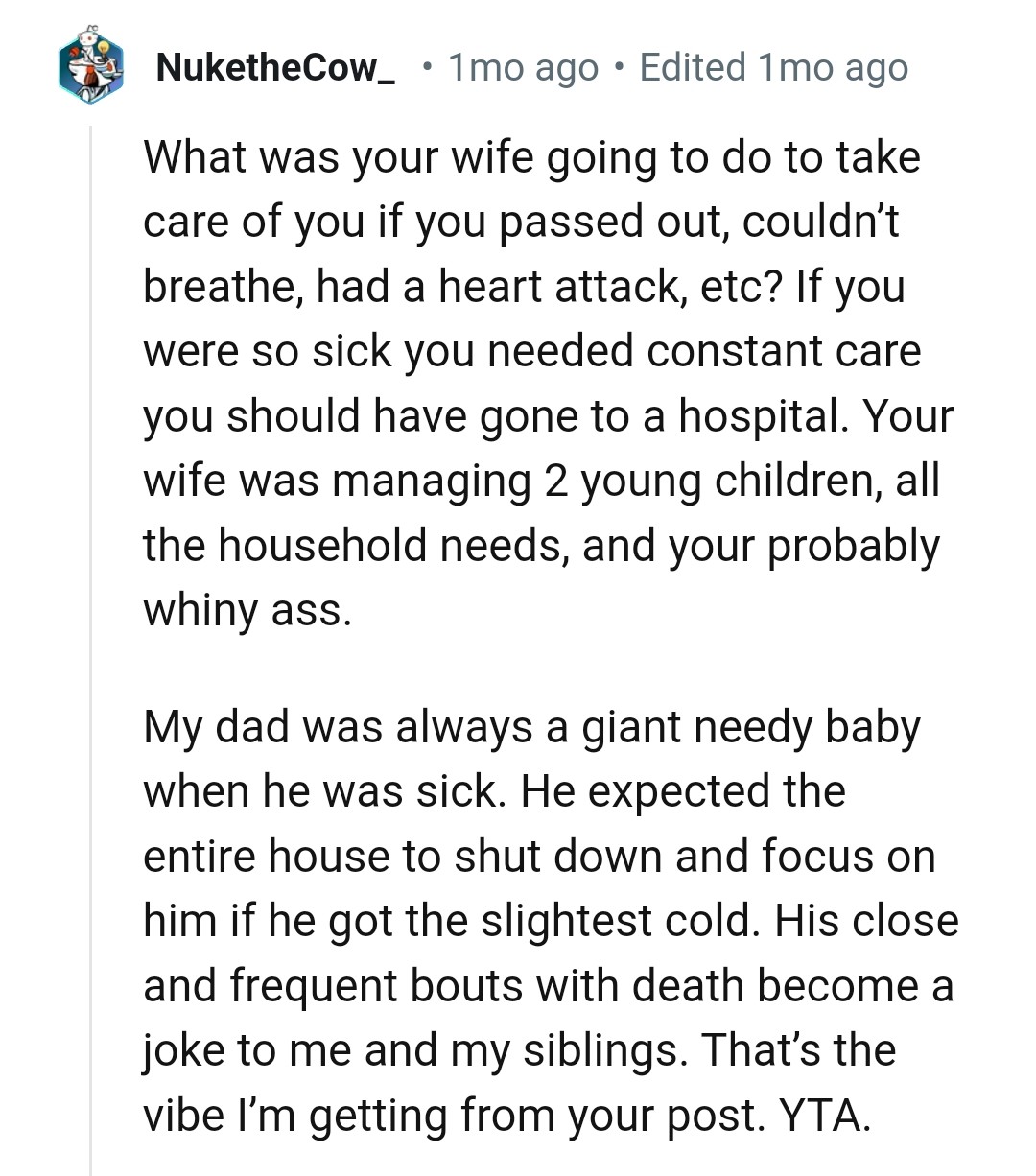 The Reddit post went viral with thousands of comments, and here are some of the most upvoted ones