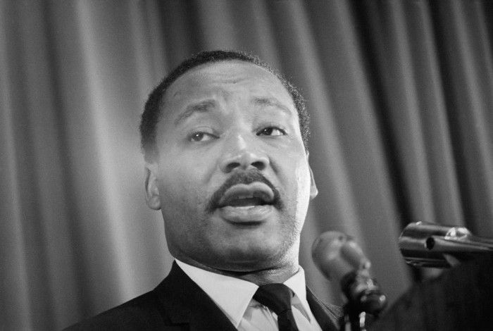 Donald Trump posting a Martin Luther King Jr Day tribute online