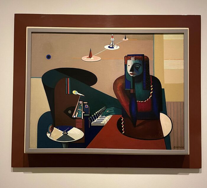 “Girl At The Piano: Recording Sound” By Theodore Roszak, 1935