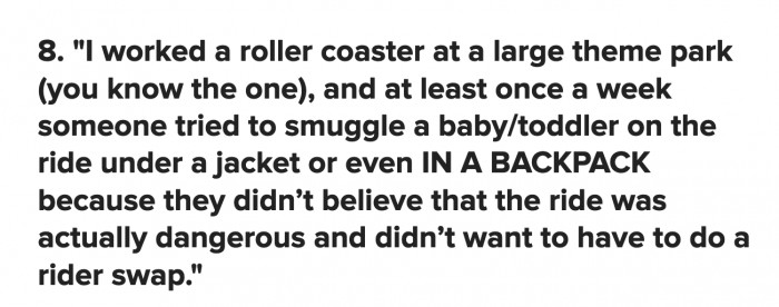 The poor baby didn't get out of the womb only to be stuffed in a backpack