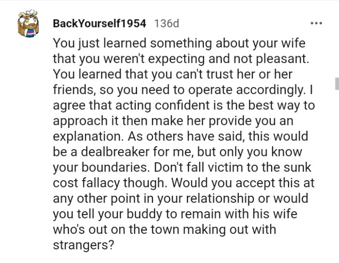 The sunk cost fallacy