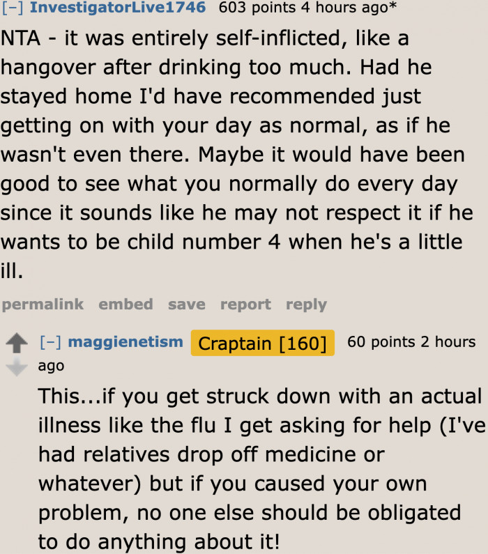 Letting him stay at home and allowing him to see what goes on during her day could be a good idea.