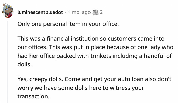 3. Just to be clear, this loan comes with a 4% interest and a curse on my firstborn?