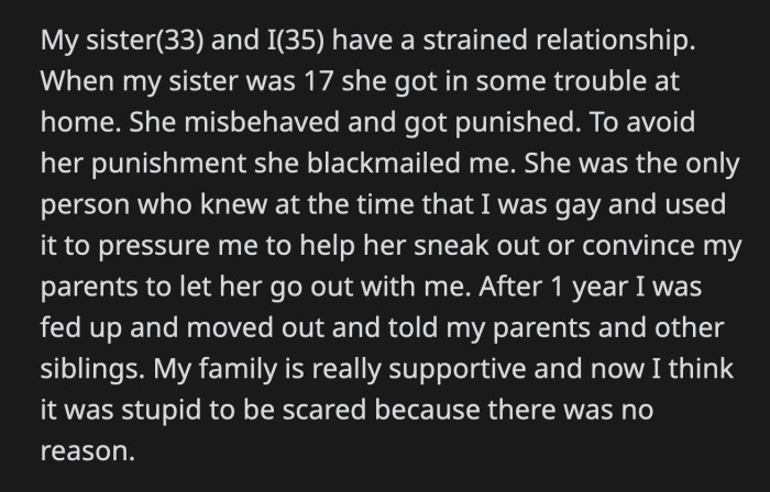 She yelled at OP for hurting her feelings which infuriated OP