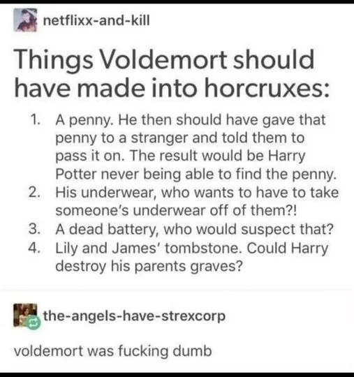 It’s clear that he didn’t use his powers for the best things he could have.