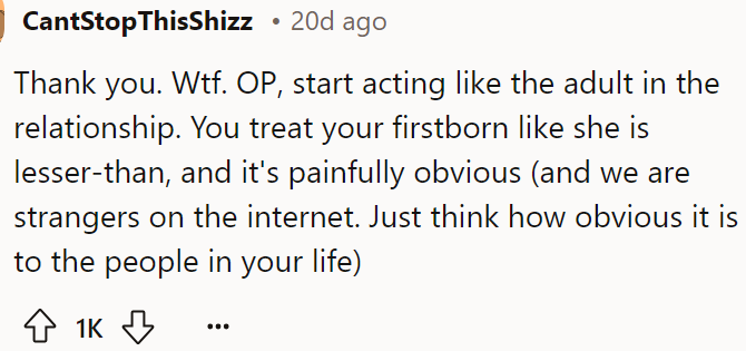 The OP should start acting like an adult