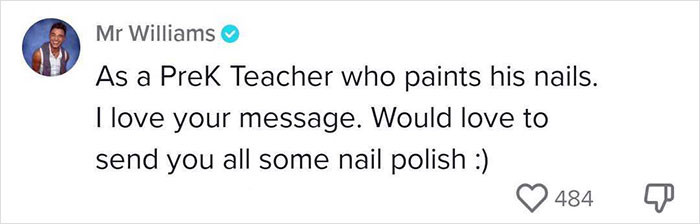 Sending some nail polish