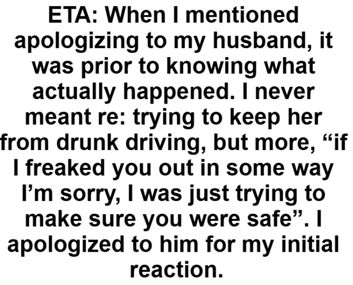 Here's an edit that she added at the top of her post.