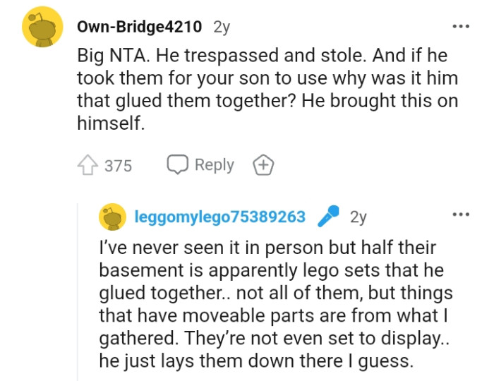 Ex's boyfriend brought this on himself