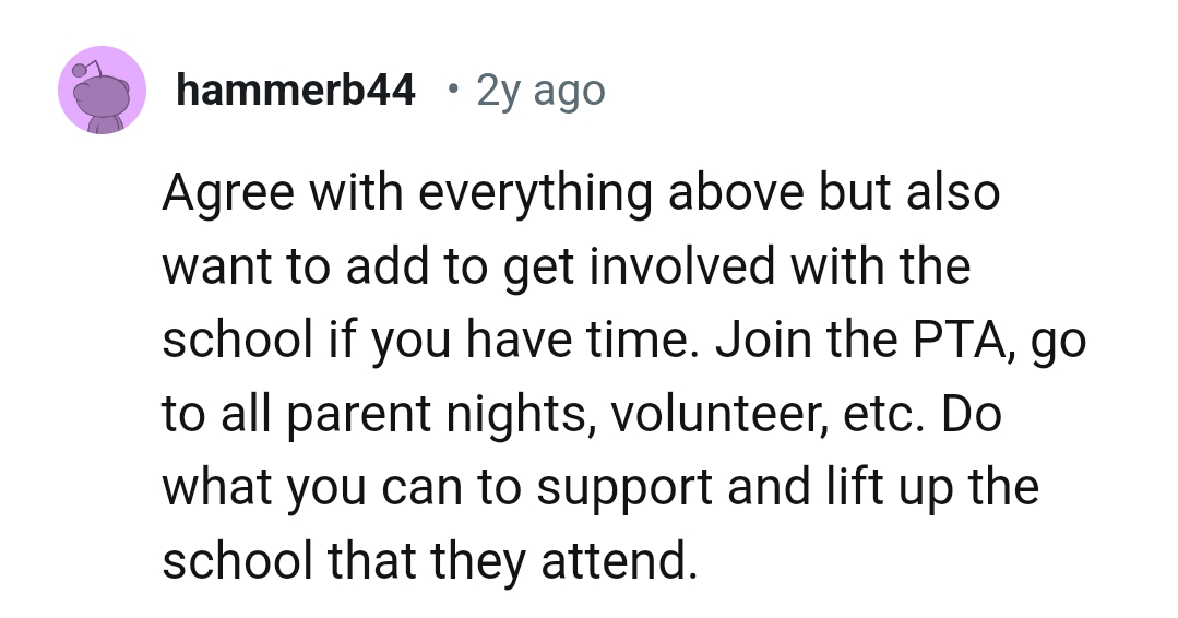 The OP should do what he can to support