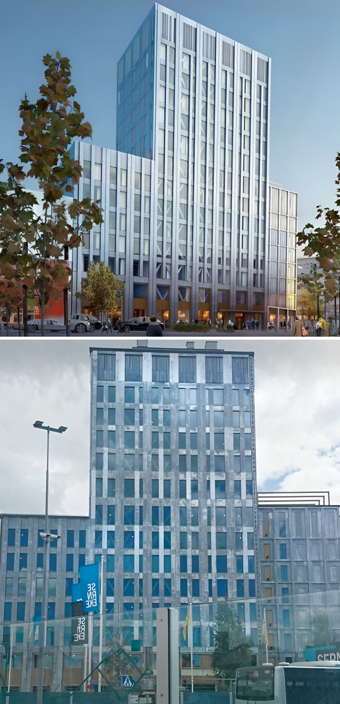 "The New Hotel At Halmstad’s Travel Center. It Looks Like A Haunted Hotel"