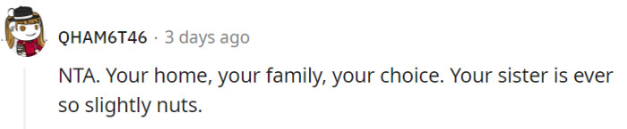 Their home, their family, their choice.