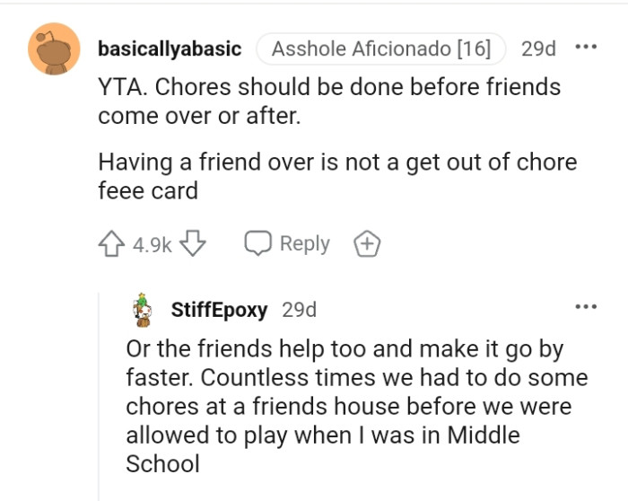 Redditors trooped to the comments to drop their verdicts as the post got more than a thousand replies. Here are some of the most upvoted ones