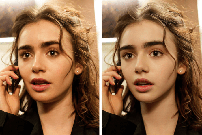 8. Lily Collins As Rosie Dunne In “Love, Rosie”