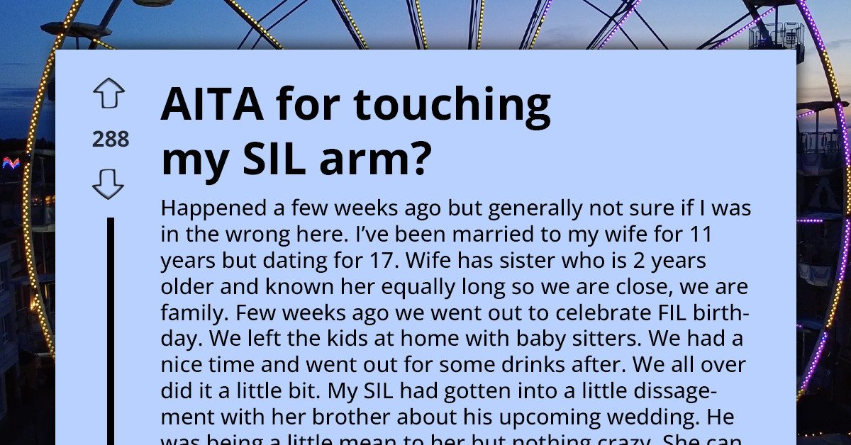 Husband Consoles Crying Sister-In-Law At A Bar, Wife Says He Crossed The Line