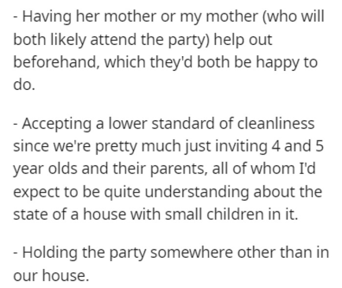 It's Fair to Say That the Wife Had Plenty of Options to Choose From, and They All Seem Sensible